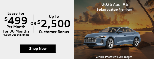 2026 Audi A5 TFSI quattro Premium offer