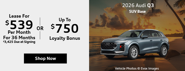2026 Audi Q3 TFSI quattro Premium Plus offer