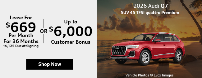 2026 Audi Q7 55 TFSI quattro Premium Plus offer