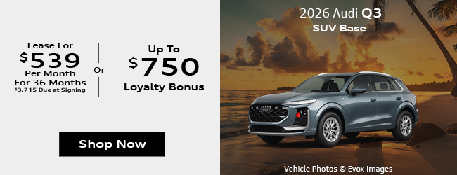 2026 Audi Q3 TFSI quattro Premium Plus offer