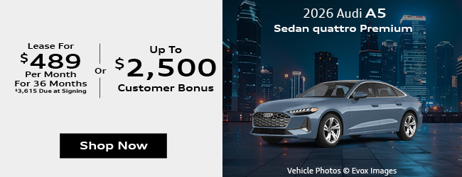 2026 Audi A5 TFSI quattro Premium offer