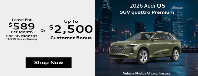 2026 Audi Q3 TFSI quattro Premium Plus offer