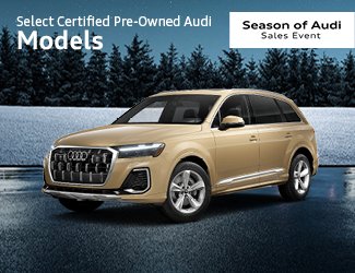 special apr on certified pre-owned Audi models