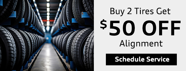 buy two tires get $50 off