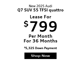 2025 Audi Q7 quattro SUV offer