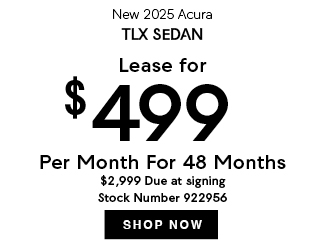 2025 Acura TLX offer