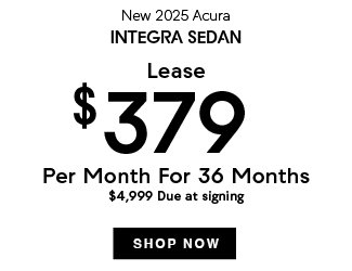 2025 Acura Integra Sedan Offer