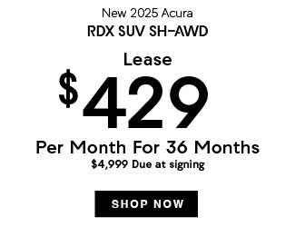 2025 Acura RDX SH-AWD SUV offer