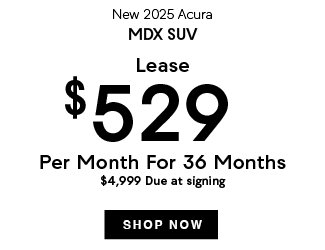 2025 Acura MDX SUV offer