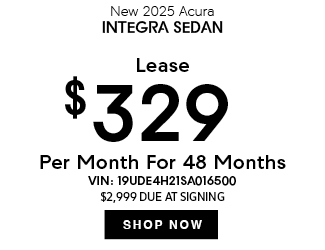 2025 Acura Integra Sedan Offer
