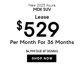 2025 Acura MDX SUV offer