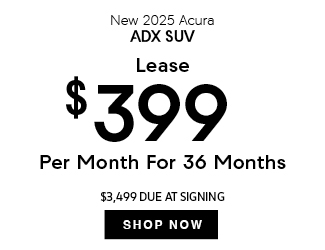 2025 Acura ADX SUV offer