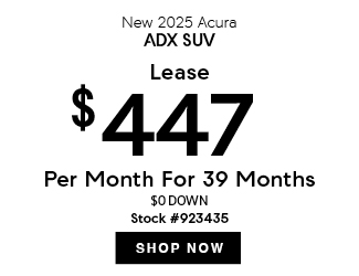 2025 Acura ADX SUV offer
