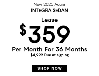 2025 Acura Integra Sedan Offer