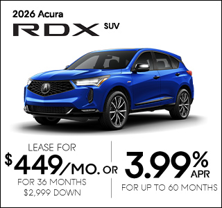2026 Acura RDX offer