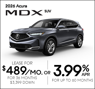 2026 Acura MDX offer