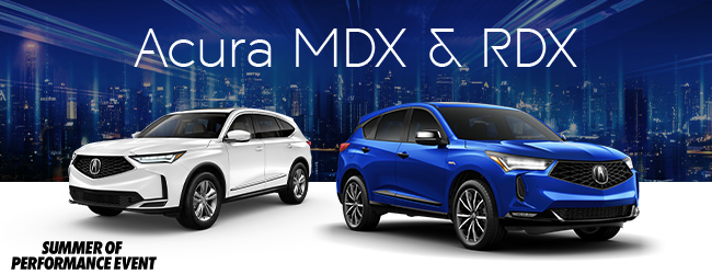 summer of performance event with the Acura RDX and MDX