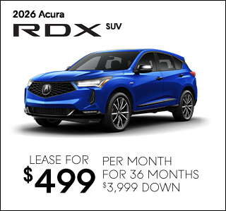 2026 Acura RDX offer