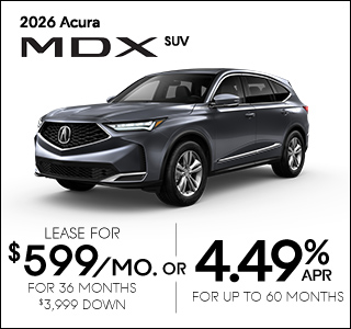 2026 Acura MDX offer