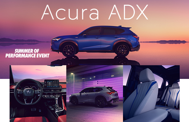 Acura ADX with violet monochromosity