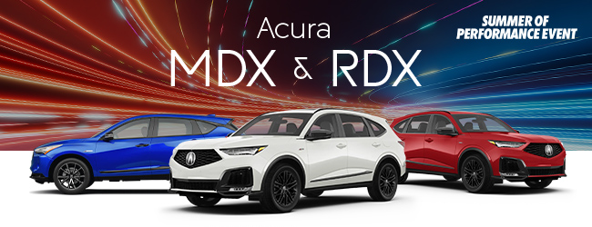 summer of performance event with the Acura RDX and MDX