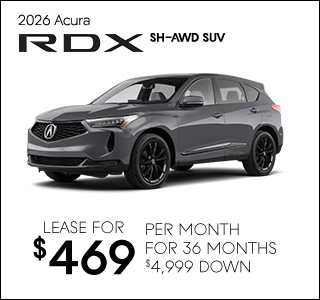 2026 Acura RDX offer