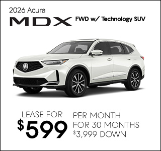 2026 Acura MDX offer
