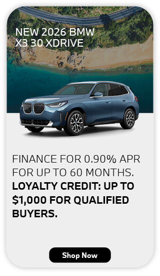 finance a new 2026 BMW X3