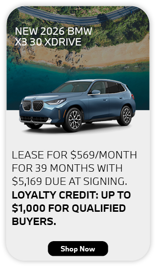 lease a new 2026 BMW X3