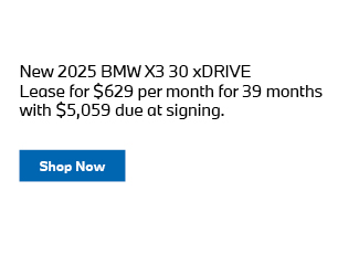 2025 BMW X3 30 xDrive Offer