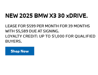 2025 BMW X3 30 xDRIVE Offer