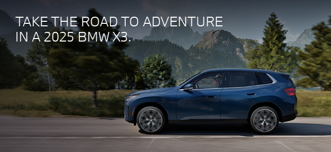 Take the road to adventure in a 2025 BMW X#