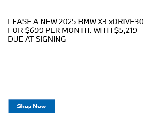 2025 BMW X3 xDRIVE30 lease