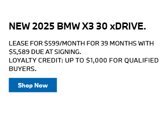 2025 BMW X3 30 xDRIVE Offer