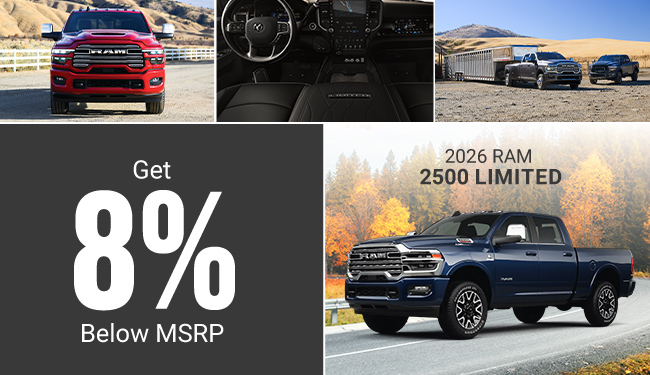 2026 RAM 2500 Limited offer