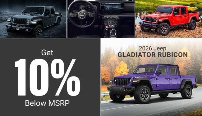 2026 Jeep Gladiator Rubicon offer