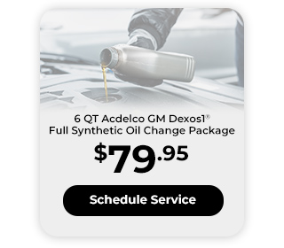 6QT Acdelco GM Dexos1 Full Synthetic Oil Change Offer