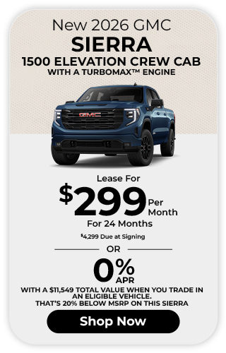 2026 GMC Sierra 1500 Elevation Crew Cab With A Turbomax Engine