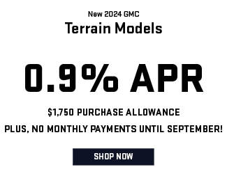 2024 GMC Terrain Models offer