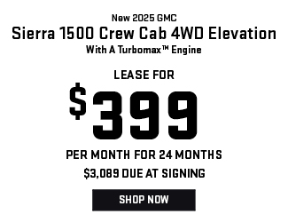 2025 GMC Sierra 1500 Crew Cab 4WD Elevation Offer