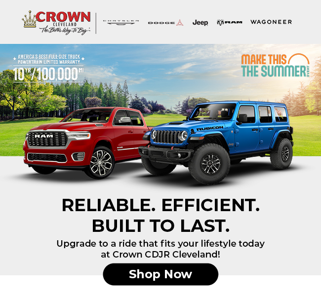 Reliable efficient Built to last - Upgrade to a Dodge RAM Jeep or Chrysler that fits your life now
