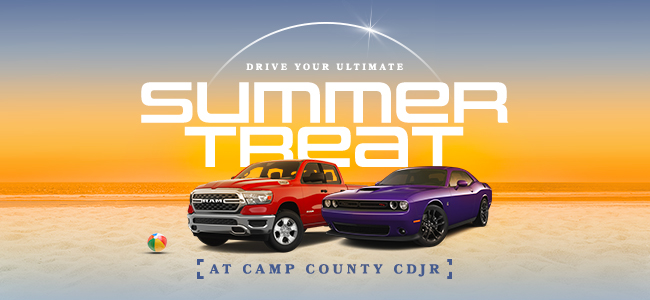 Drive your ultimate summer treat at camp county CDJR