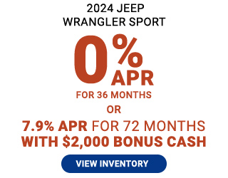 New Jeep Wrangler offer