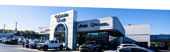 CDJR Dealership front image of building