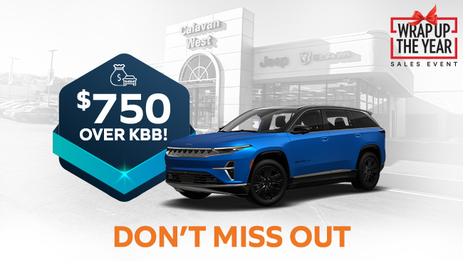 $500 above KBB at Calavan CDJR of West Atlanta