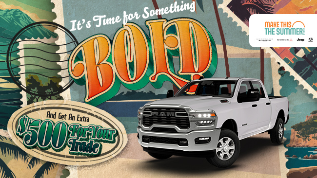 it's time for something bold
