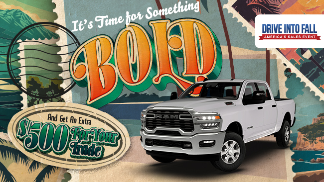it's time for something bold