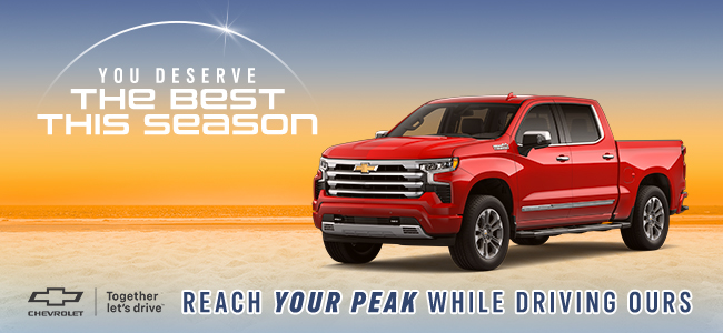 You Deserve the best this season - Reach your peak while driving ours