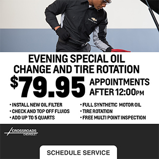 Evening Special Oil Change and tire rotation