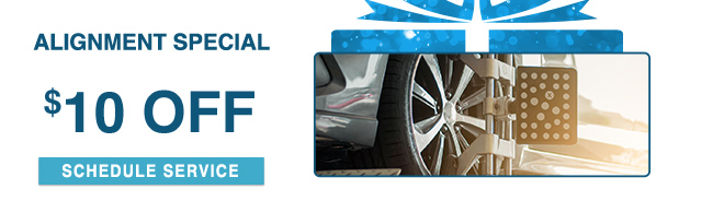 alignment special offer - schedule service